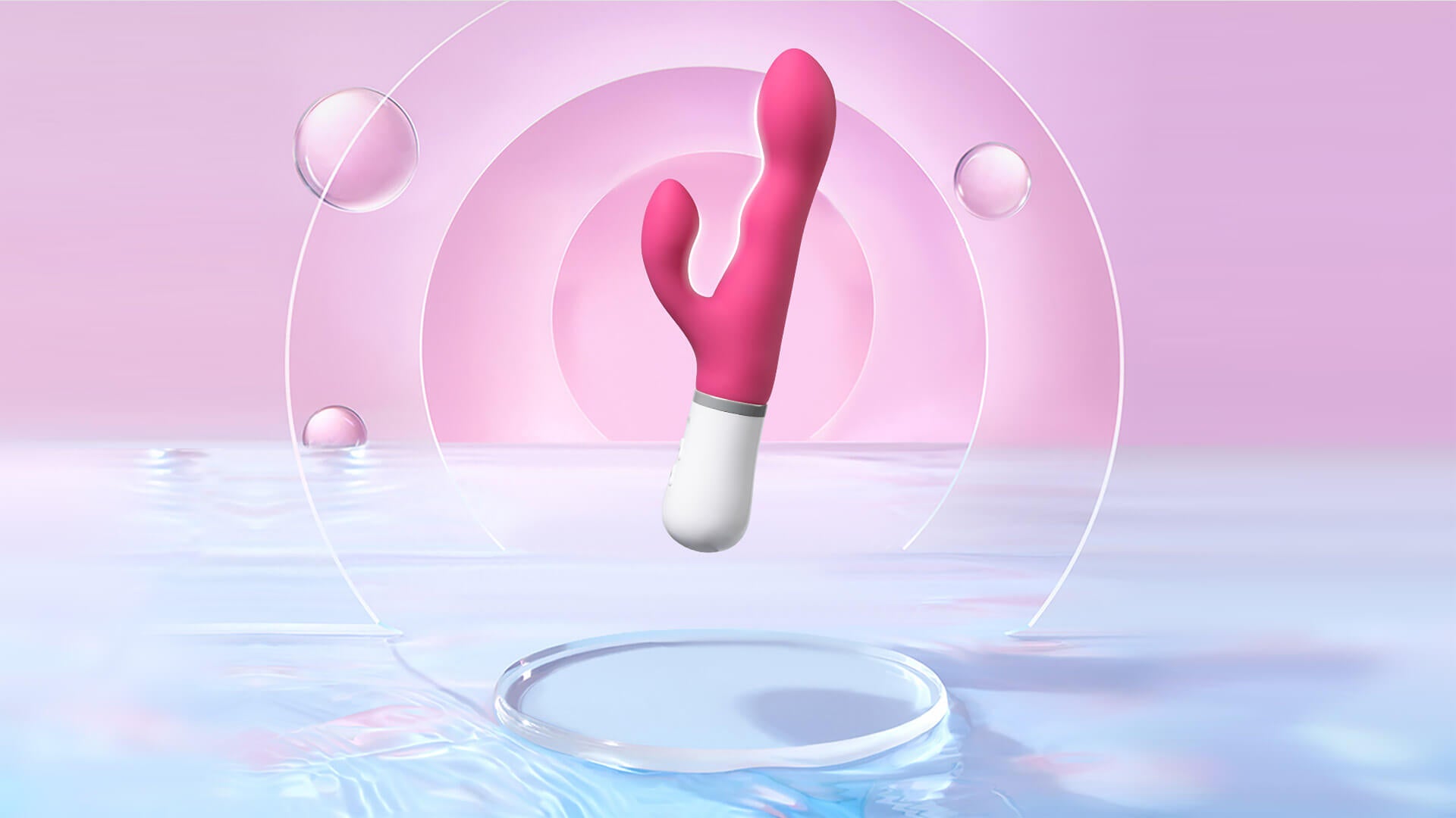 Lovense Nora Remote Controlled Rabbit Vibrator - Pink - ONLINE ONLY