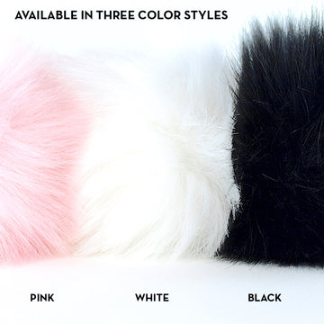Classic Magnetic Faux Fur Bunny Tail Short-Small Plug