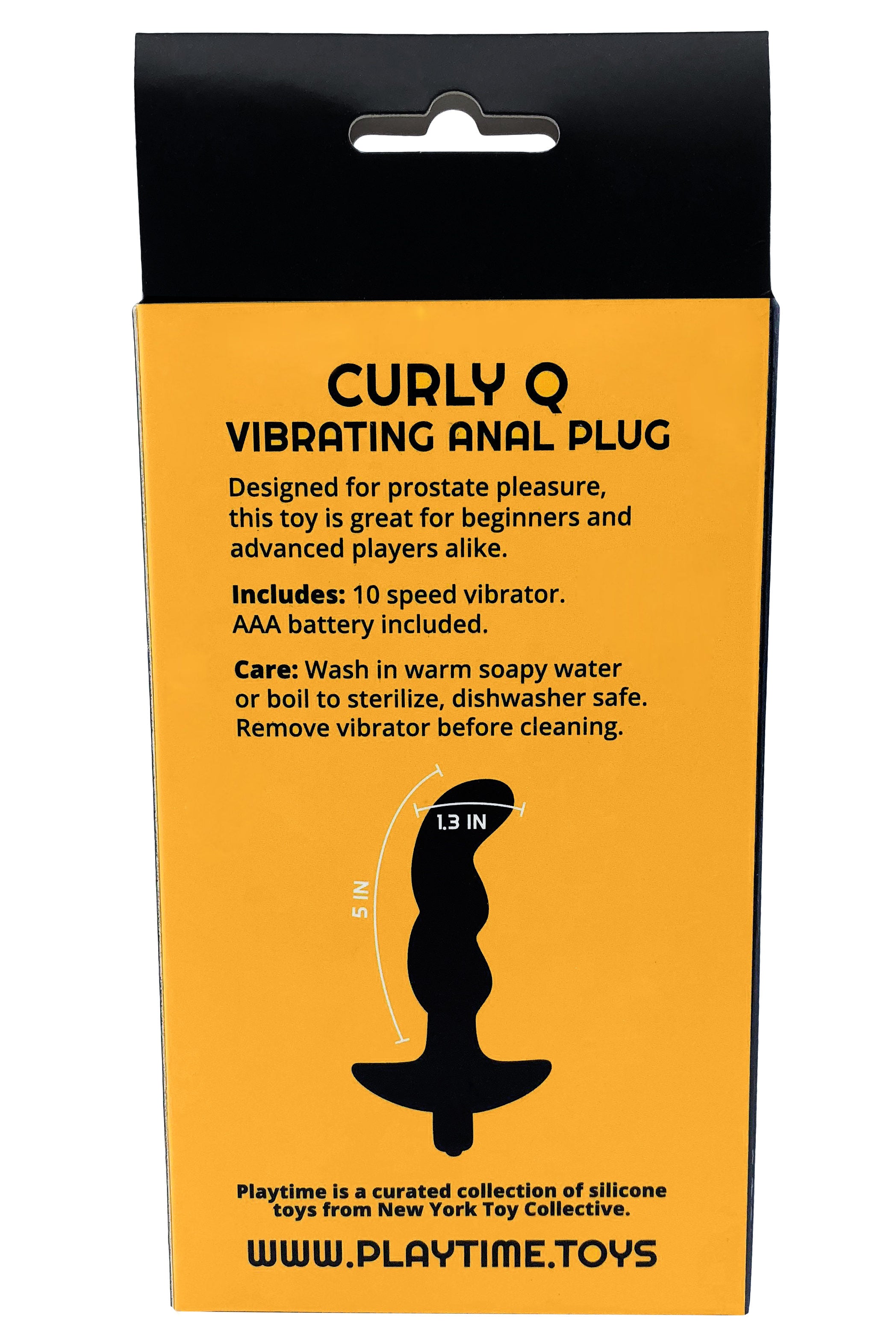 Curly Q Vibrating Plug