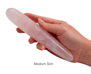 Rose Quartz Straight Yoni Wand